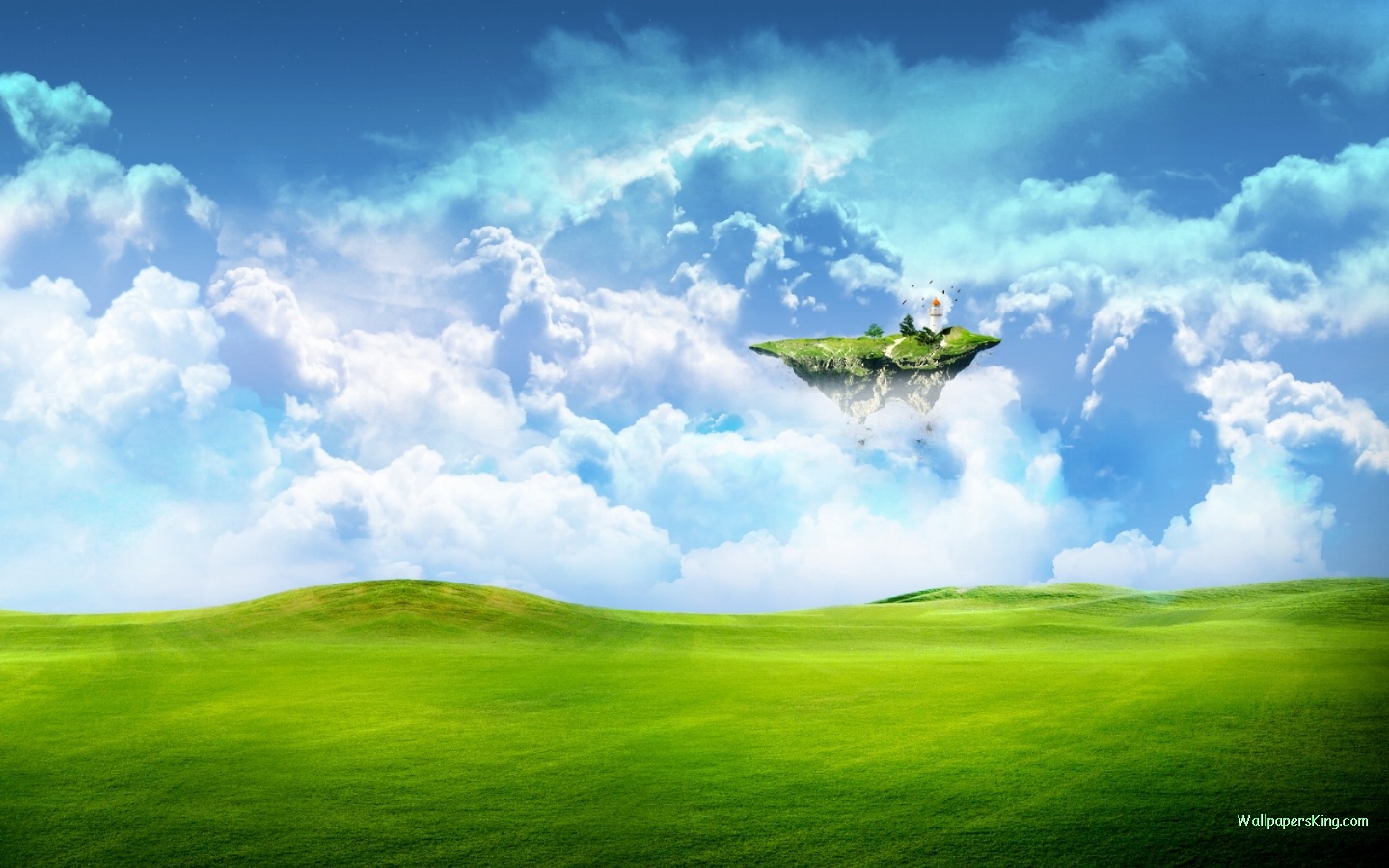 壁纸 梦幻的绿色风景 1920x1200 HD 高清壁纸, 图片, 照片