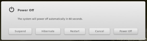 Shutdown-options