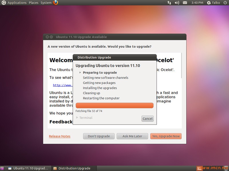 Upgrade-Ubuntu1104to111005