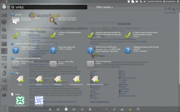 unity askubuntu lens 0.2.49 1