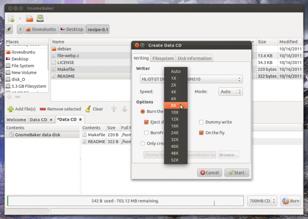 gnomebaker 0.6.4 1