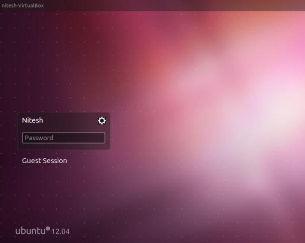 Unity Greeter 12.04