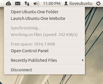 Ubuntu One Indicator 1.0 发布 (Ubuntu 12.04 用户 PPA 源安装 )