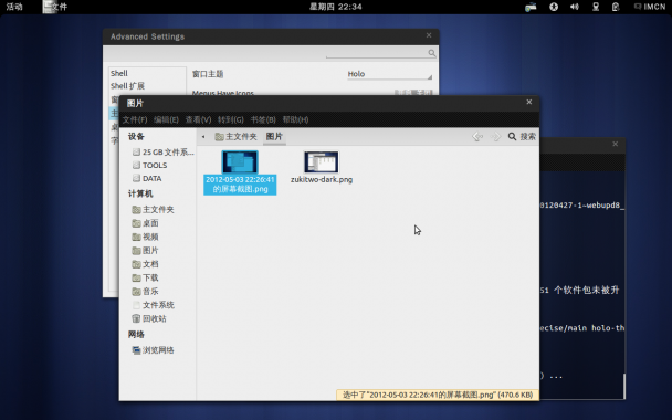 holo theme