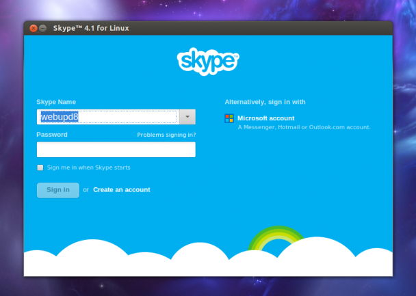 Eliminar cuenta skype