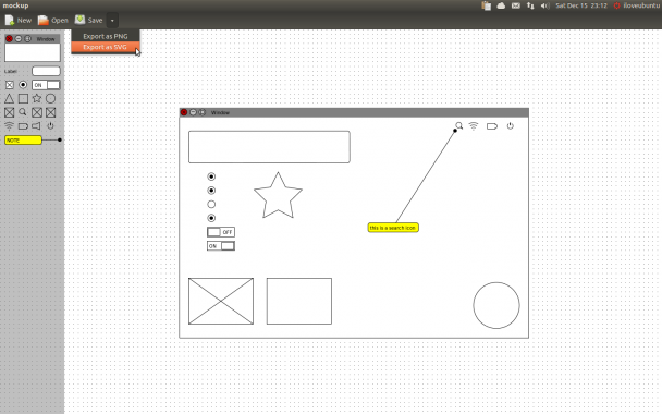 mockup 003 export main view