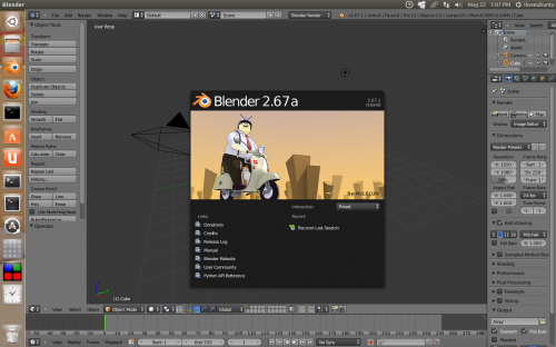 blender 2.67a