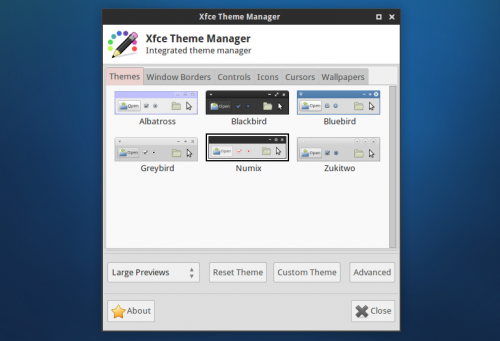 XFCE 主题管理器：一款单一的GUI主题管理器，更改任何XFCE主题（带预览）