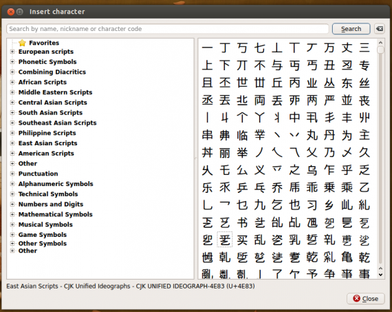calibre 119 special characters main