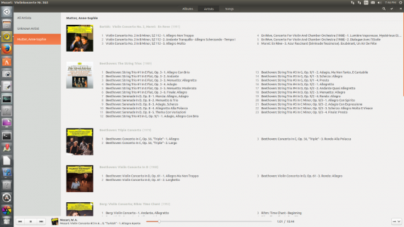 gnome-music-artists-view