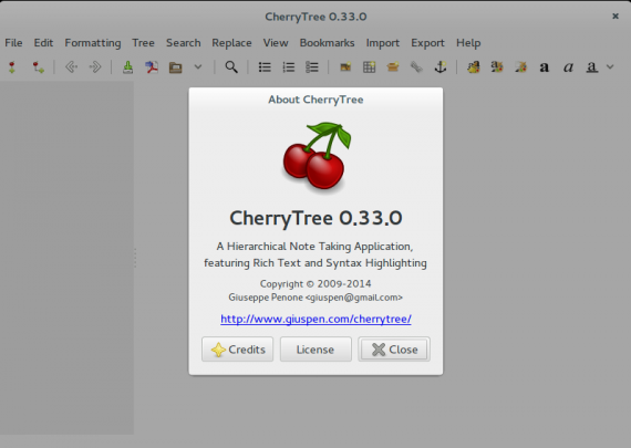 instal the new CherryTree 1.0.0.0