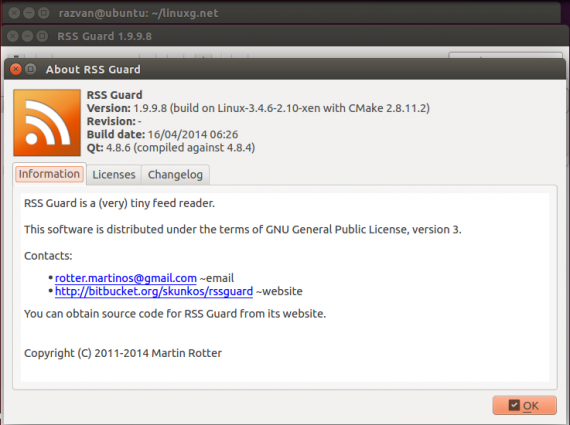 RSS Guard 4.4.0 instal the new