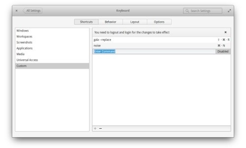 Elementary OS 0.3 Freya 新功能选项-用户可自定义键盘快捷键