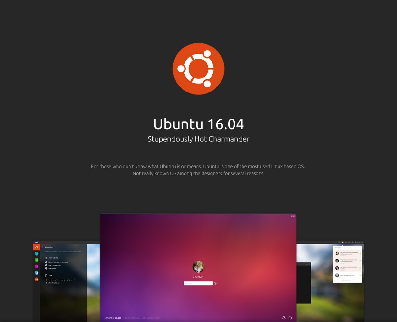 Ubuntu 16.04 概念视频