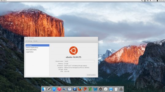 Ubuntu 16.04 用 MacBuntu 16.04 TP 打造 MAC 界面