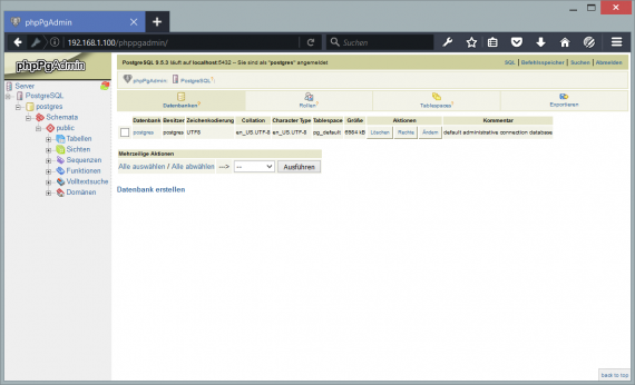 phppgadmin_dashboard