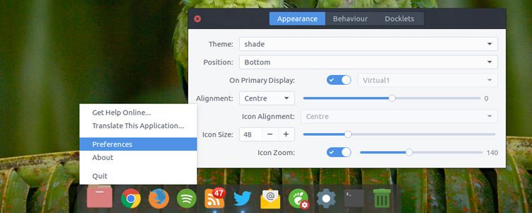 Latte Dock 作为一个 KDE 漂亮的桌面面板替换