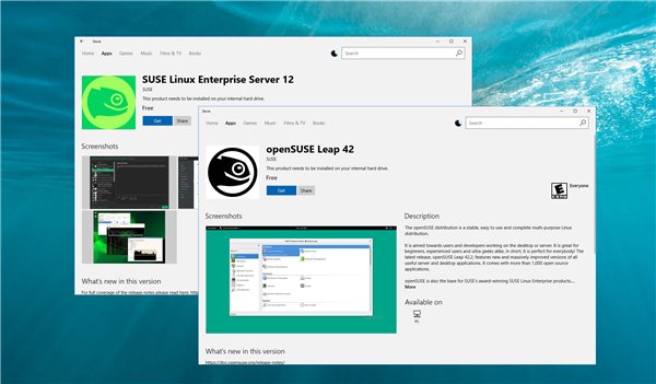 SUSE Linux和Fedora等Linux系统和Win10的融合SUSE Linux和Fedora等Linux系统和Win10的融合