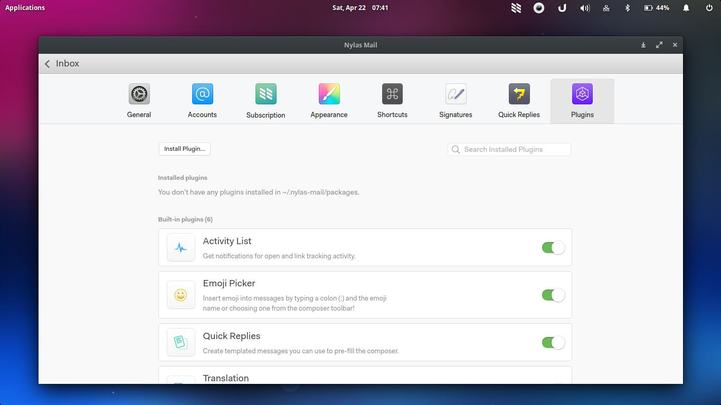 一款 Linux 邮件客户端—Nylas Mail一款 Linux 邮件客户端—Nylas Mail