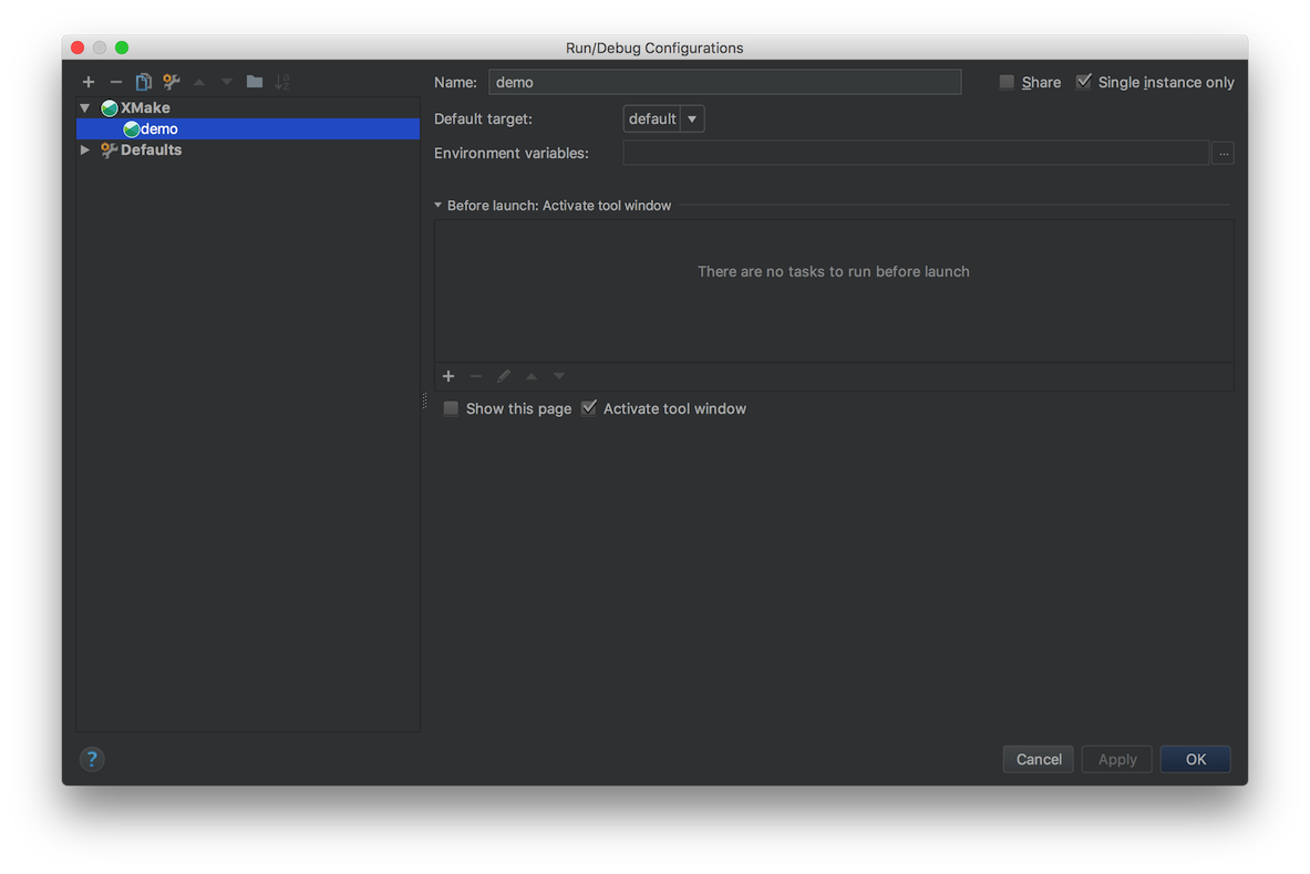 xmake-idea v1.0.3 发布, 一个集成xmake的Intellij-IDEA插件