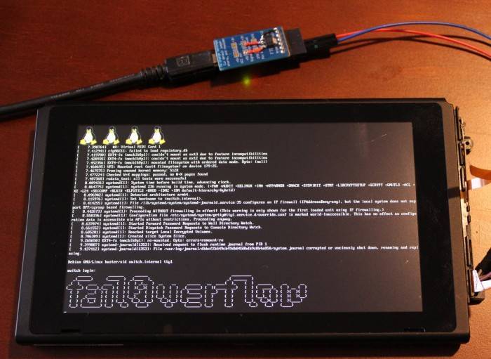 任天堂Switch破解变身Linux平板电脑任天堂Switch破解变身Linux平板电脑