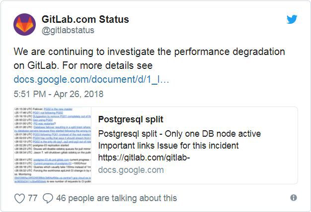 GitLab又双叒叕出事了GitLab又双叒叕出事了 GitLab又双叒叕出事了GitLab又双叒叕出事了