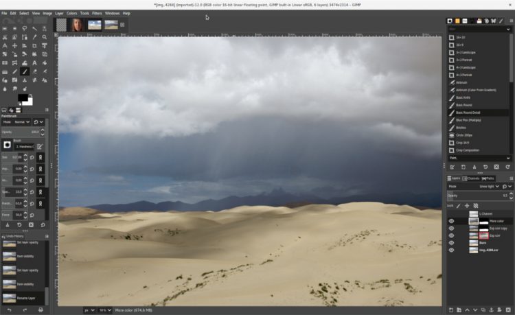 Сделать gimp похожим на photoshop ubuntu