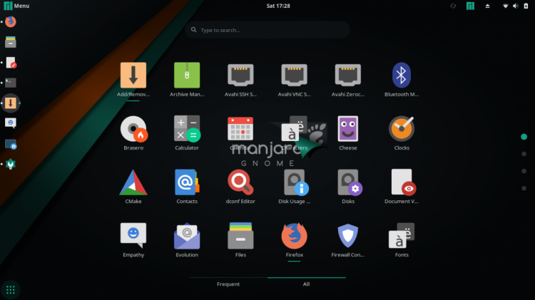 App menu