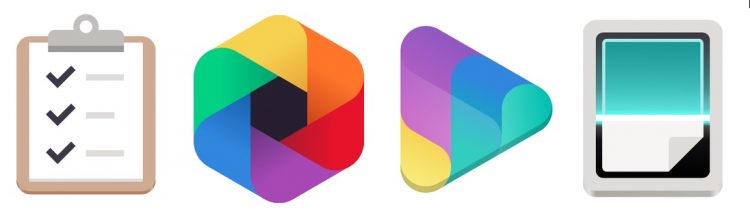 Todo,照片,图腾和简单的扫描应用程序图标