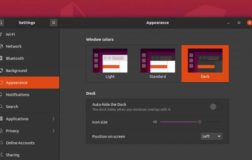 Ubuntu 20.04：暗模式设置