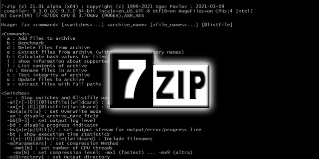 7-Zip正式发布首个针对Linux的官方版本