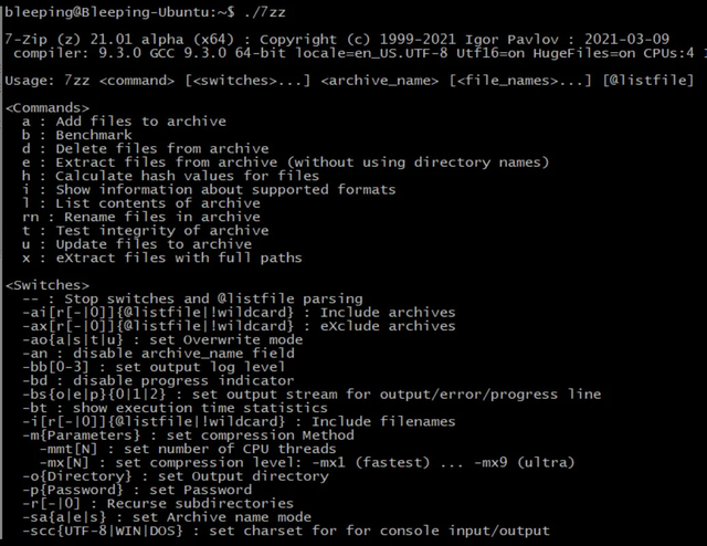 7-Zip正式发布首个针对Linux的官方版本