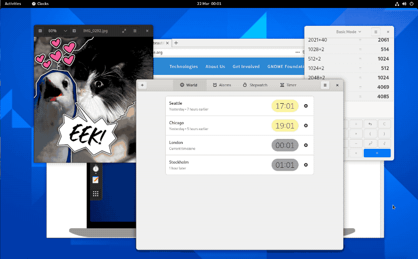 GNOME 40概述gif