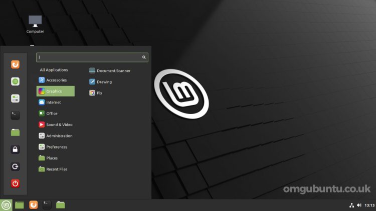 Linux Mint 20.2 桌面截图