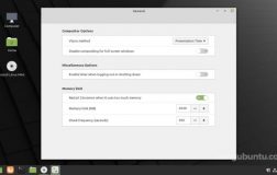 Linux Mint 20.2 cinnamon 首选项的屏幕截图