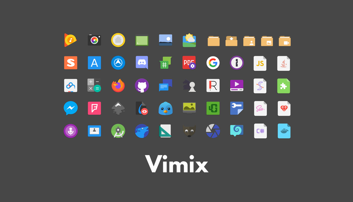 Vimix 图标主题