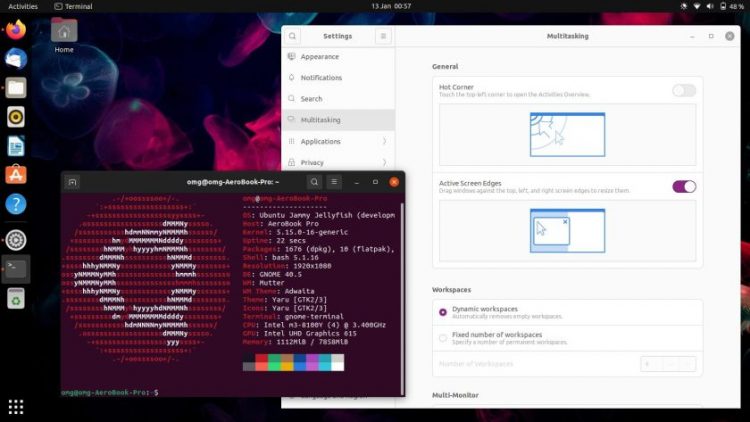 Ubuntu 22.04 每日构建中的 GNOME 41