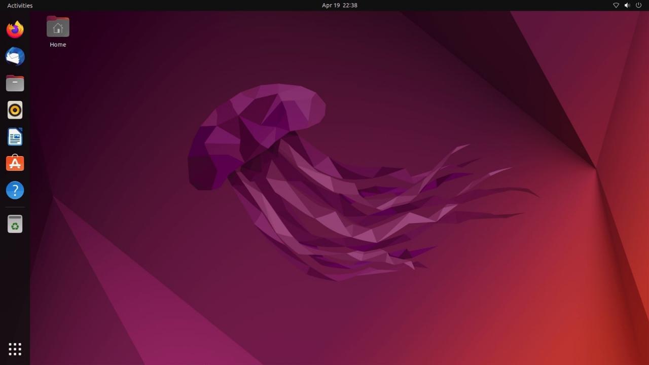 Ubuntu 22.04 桌面截图