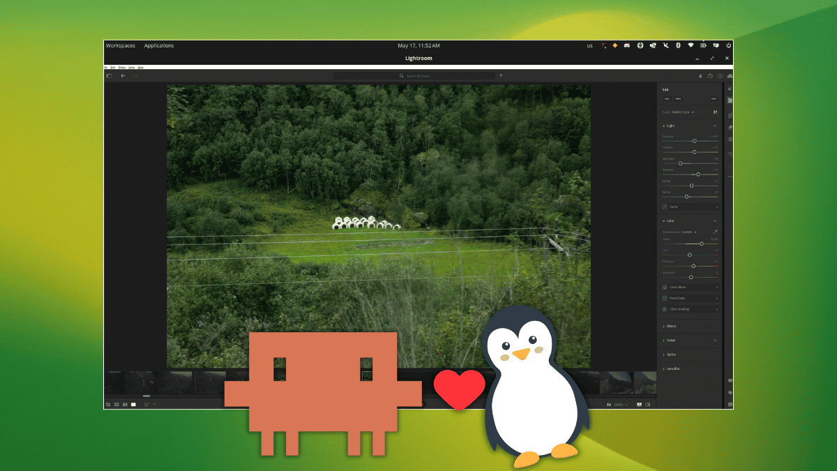 AI编程实现Lightroom CC在Linux运行,作者敬而远之
