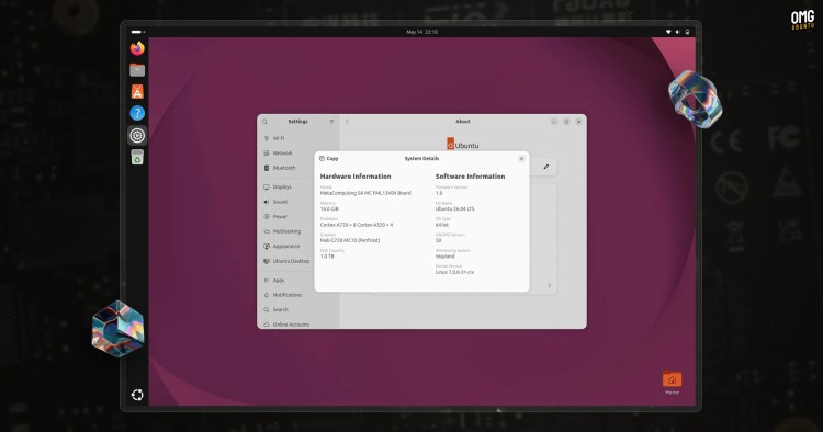 Canonical推出Ubuntu 26.04概念版,适配CIX P1设备