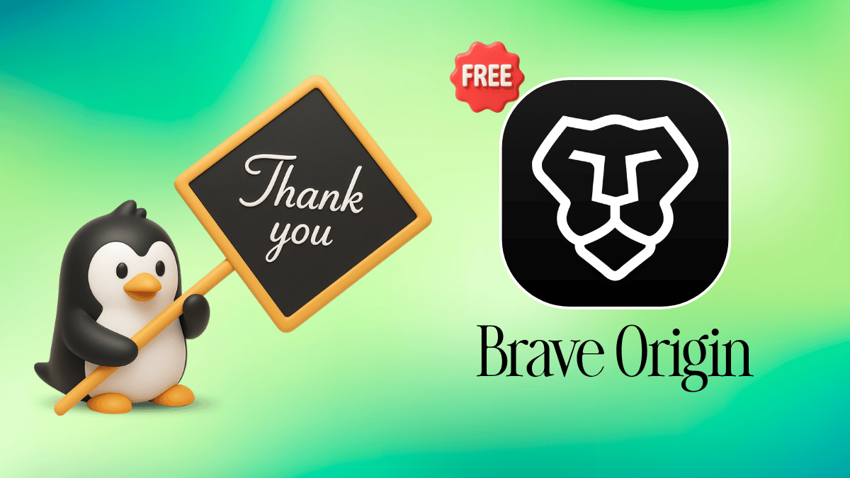 Linux用户免费！Brave Origin浏览器体验