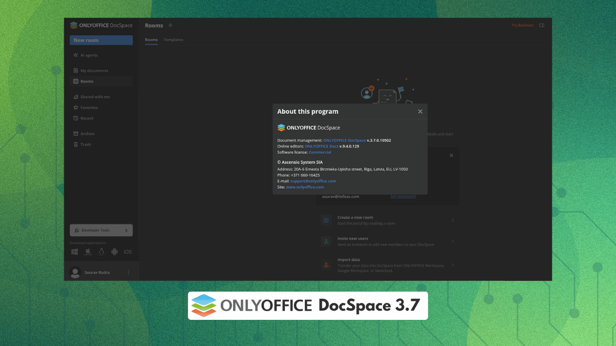 ONLYOFFICE DocSpace 3.7:AI赋能文档创作,协作体验再飞跃