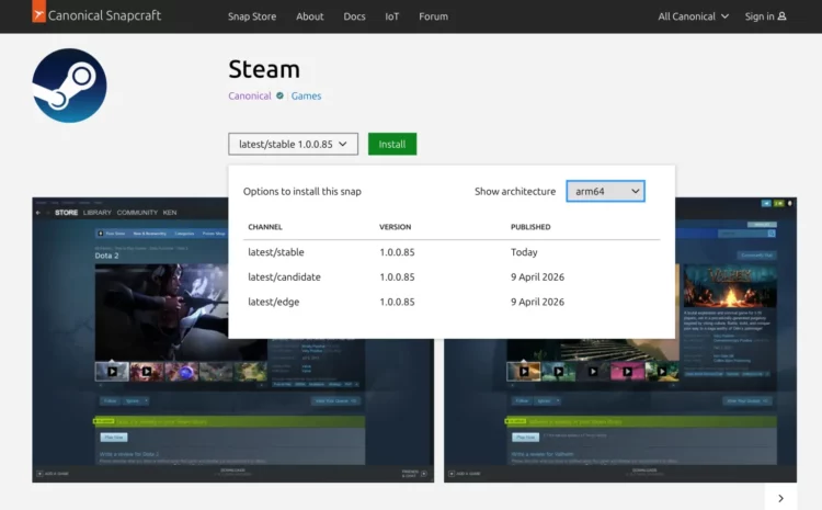 ARM64用户福音：Canonical推出稳定版Steam Snap