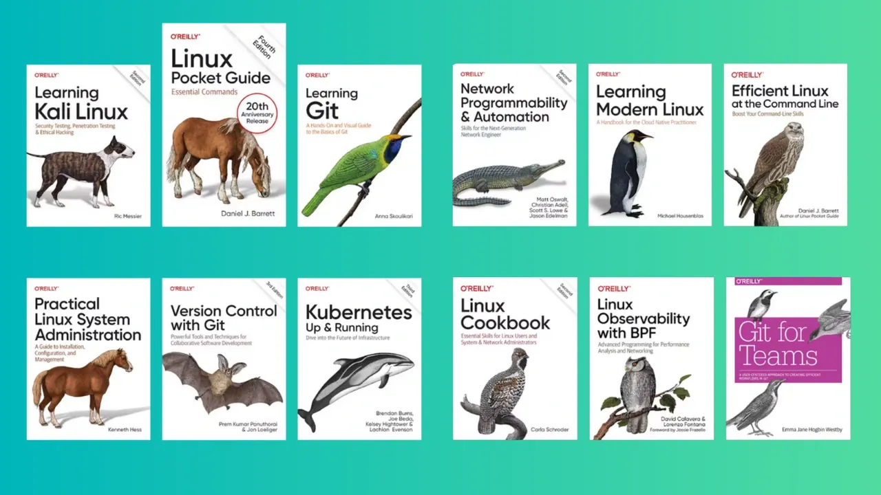 30美元拿下15本O’Reilly Linux:从命令行到K8s
