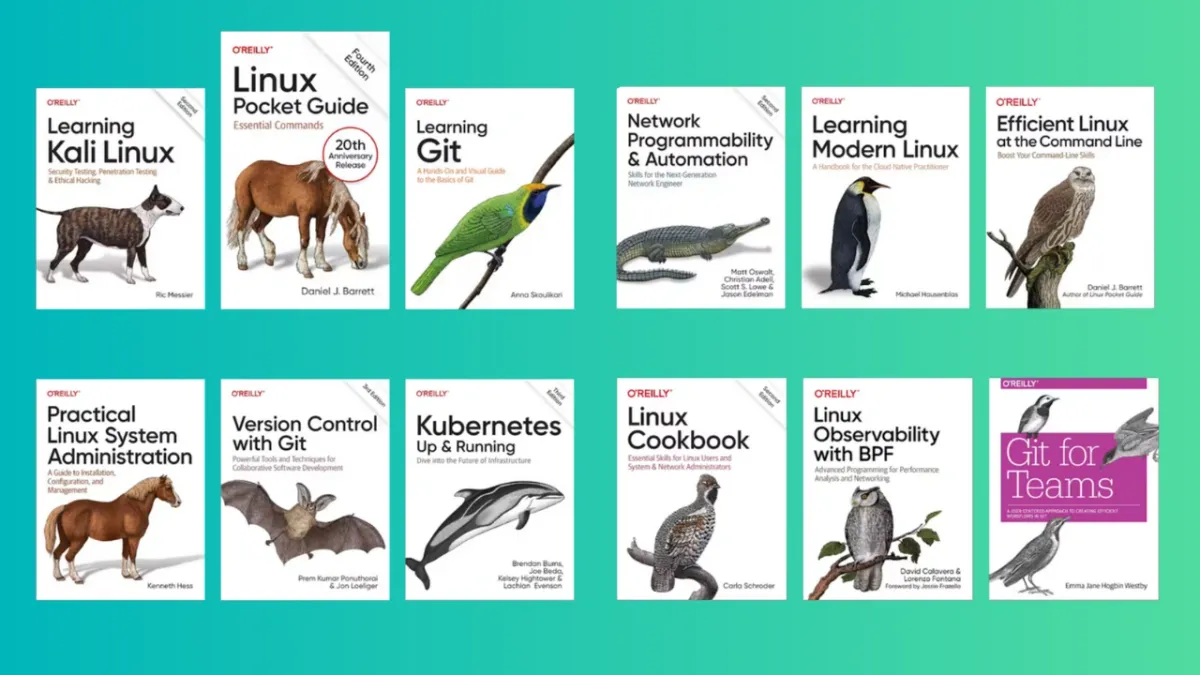 30美元拿下15本O'Reilly Linux:从命令行到K8s