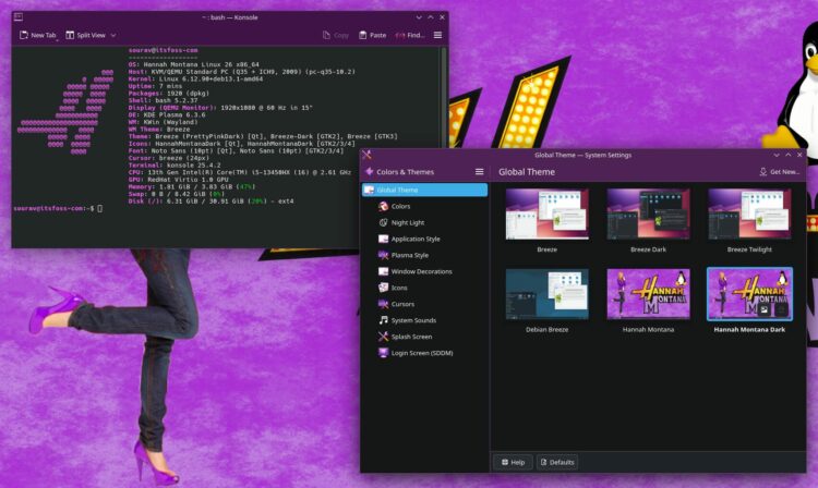 2026年重现：汉娜·蒙塔娜Linux魔性回归