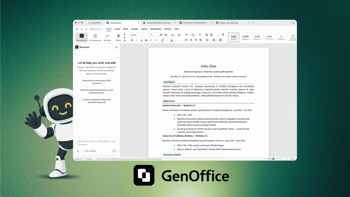 AI优先的开源办公套件,想替代微软Office