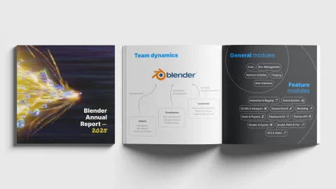Blender基金会2025年度报告正式发布,感谢每一位支持者的力量