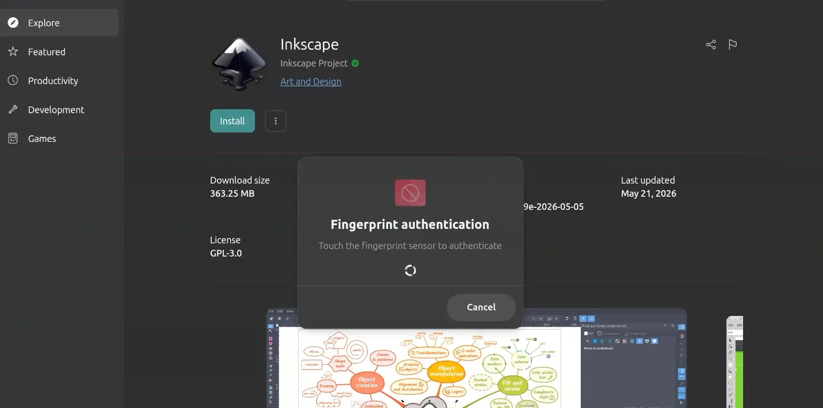 Immurok Polkit Authentication