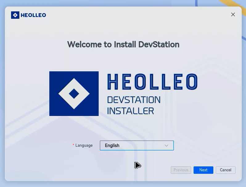 Heolleo installer home page in OpenEuler installation.